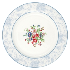 Dinner plate Ailis white