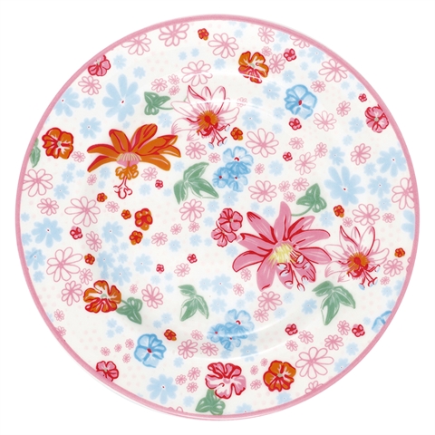 Small plate Xenia white ~ 1 stk tilbage