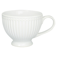 Tea cup Alice white