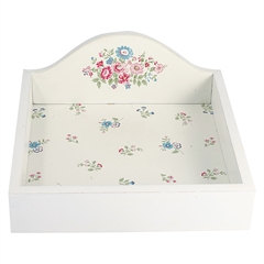 Napkin tray Ailis white