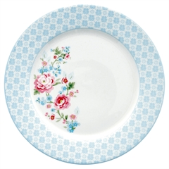 Dinner plate Edie pale blue