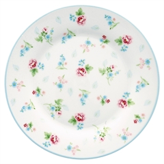 Plate Alma petit white