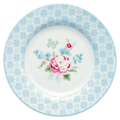 Small plate Edie pale blue