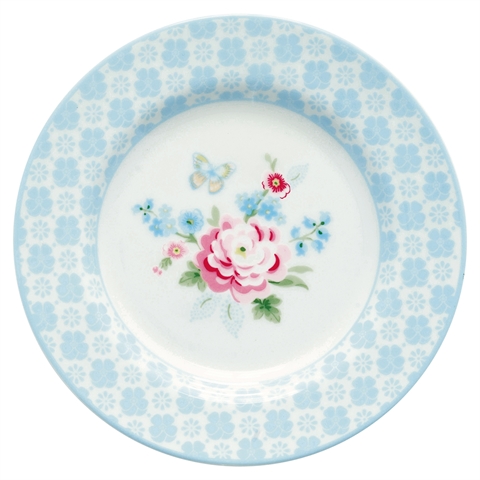 Small plate Edie pale blue