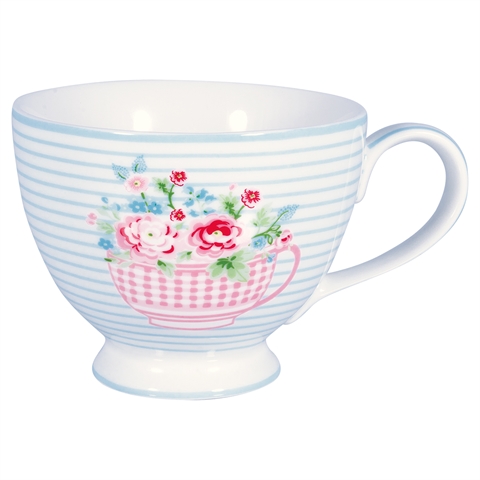 Teacup Alma flowers white