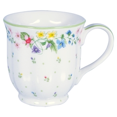 Tea mug Karolina white