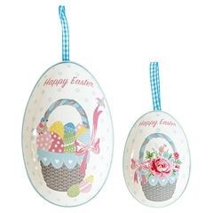 Egg Alma easter white set of 2