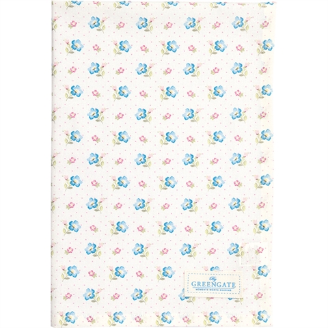 Tea towel Rosalia white