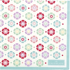 Paper napkin Rike white small 20pcs ~ få tilbage