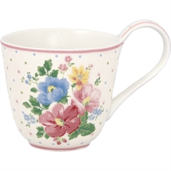 Cup & saucer Josefina white