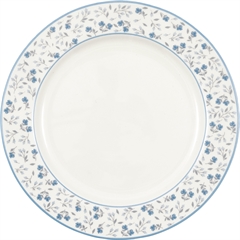 Dinner plate Florali white
