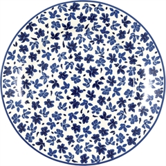 Plate Dahla white