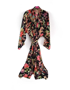 Kimono Royal Paradise Black - one size 