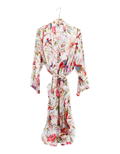 Kimono Royal Paradise White - one size 
