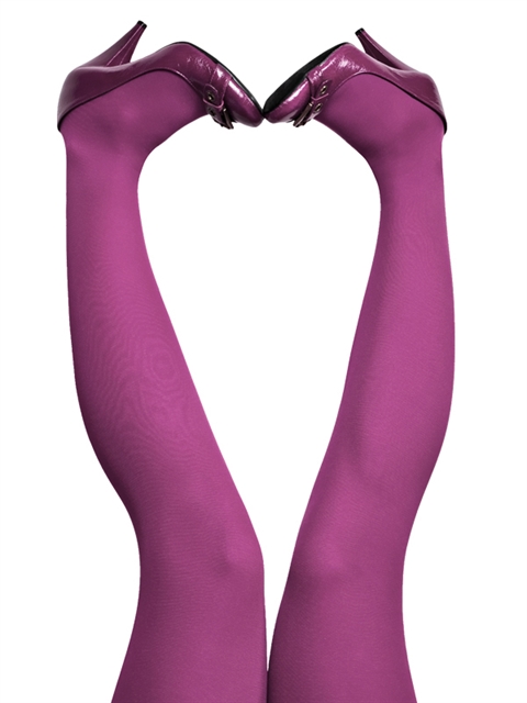 du Milde - Tights/strømpebukser Lilac Love