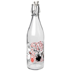 Glasflaske 0,5 ltr - Mumi troldenes bærhøst - Muurla design