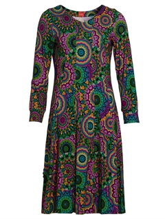 My Green Crochetdress duNinna - du Milde kjole