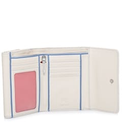 Double Flap pung - Beige, ensfarvet