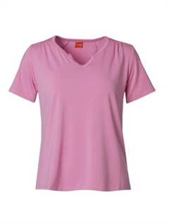duPetra Basic short sleeve Bubblegum - du Milde bluse