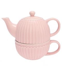 Tea-for-one GreenGate Alice pale pink