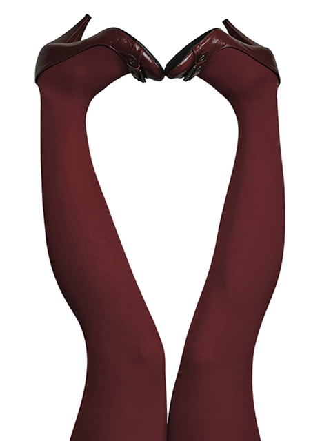 du Milde - Tights/strømpebukser Dark Cherry