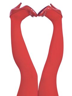 du Milde - Tights/strømpebukser Lobster Red